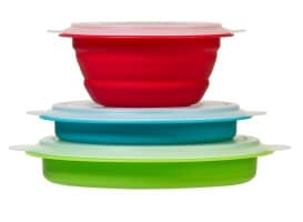 Collapsible bowls for RV kitchen Collapsible bowls for RV kitchen