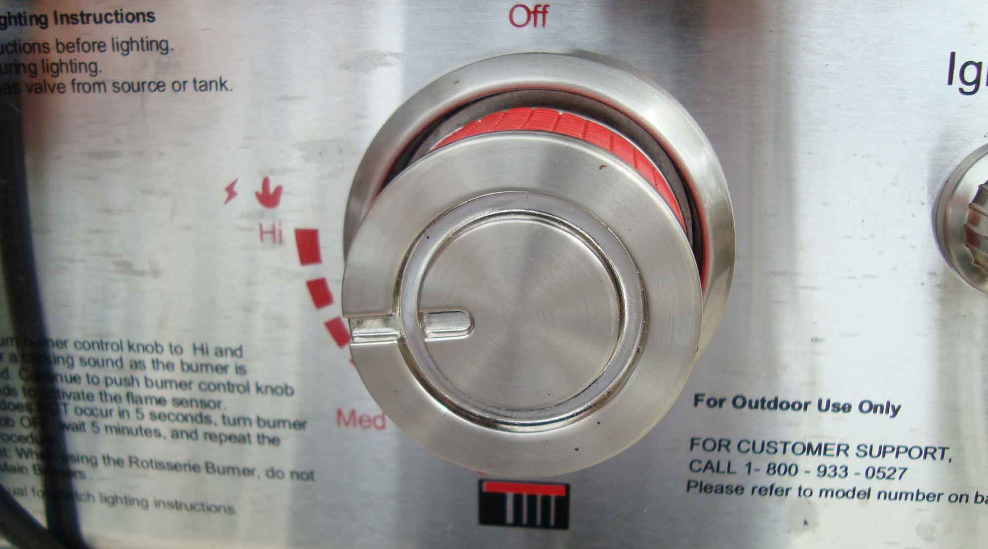 Grill Temperature Control Knob Grill Temperature Control Knob