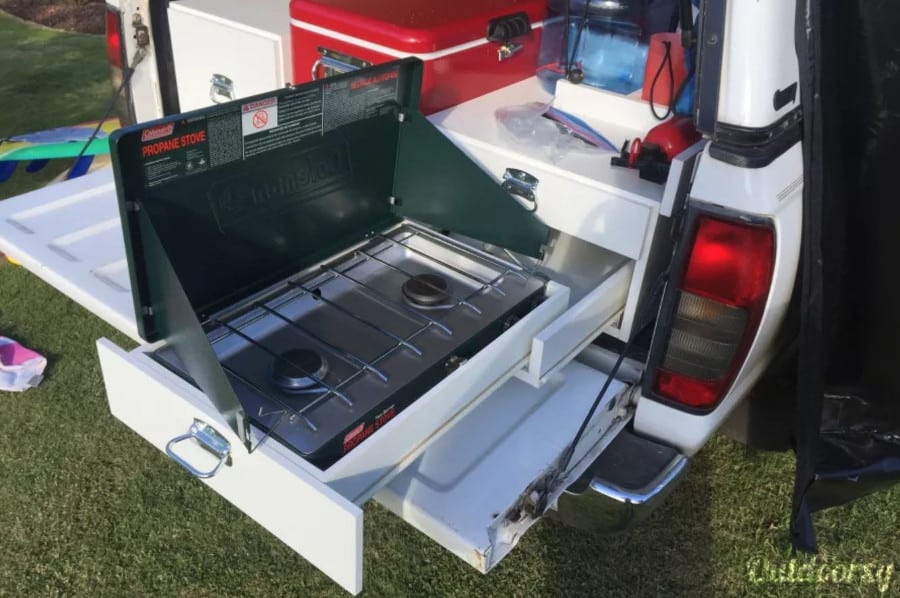 Inside Nissan Frontier Camper Van Rental Inside Nissan Frontier Camper Van Rental