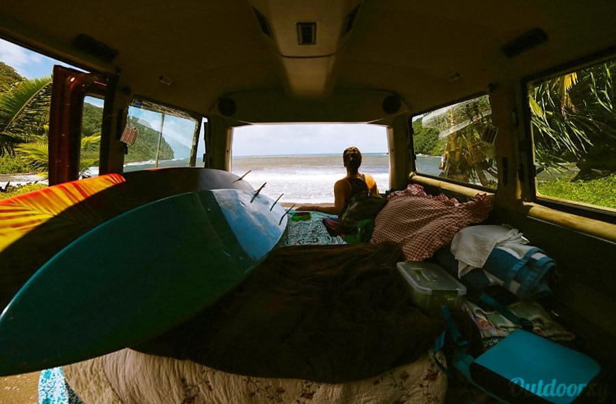 Inside Volkswagen Vanagon Rental Inside Volkswagen Vanagon Rental