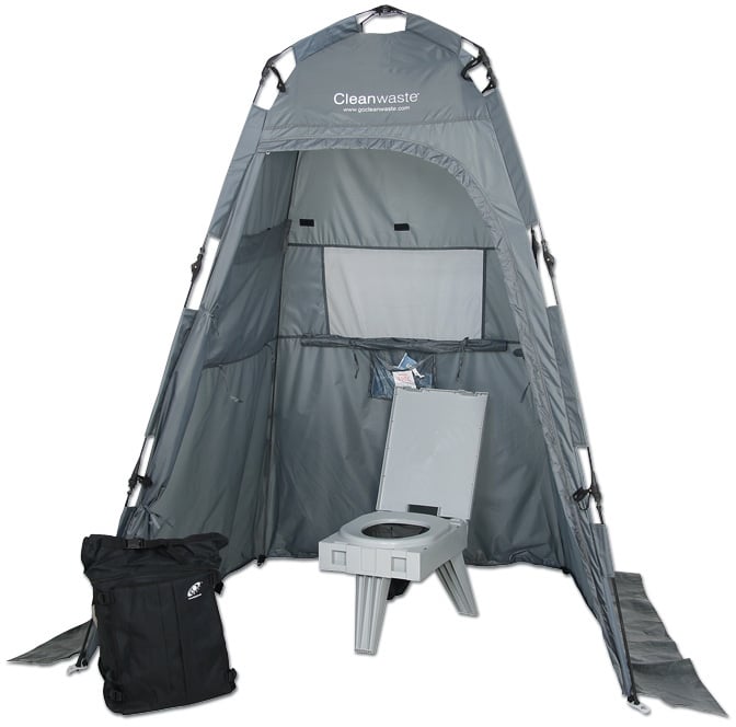 Portable Toilet With Tent Kit Portable Toilet With Tent Kit