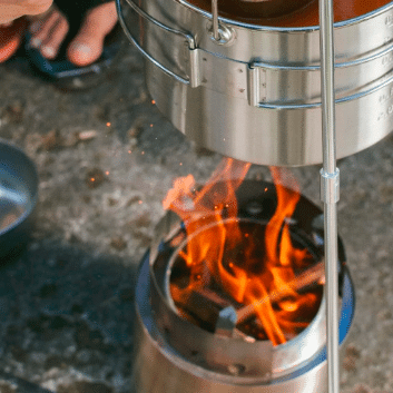 Solo Stove Campfire In-Use Solo Stove Campfire In-Use