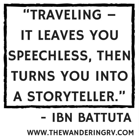A quote about travel
