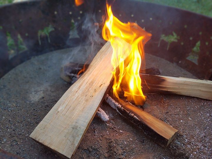 We decided to cook over a small fire that night. It was a great way to end the day.