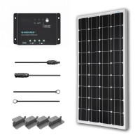 RV solar power setup