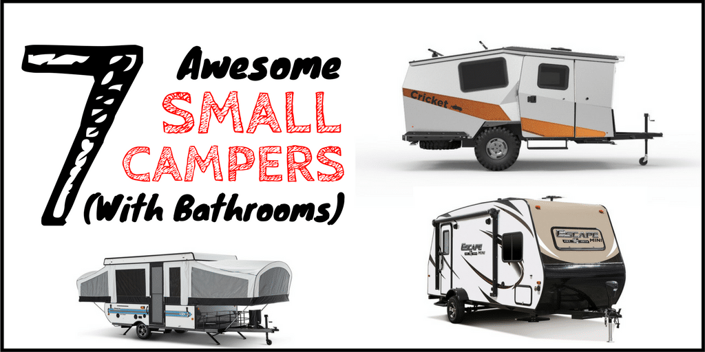 9 Ultra-Cute Small Camping Trailers with Bathrooms in 2021