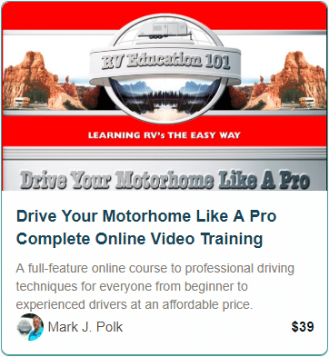 Motorhome Driving Course