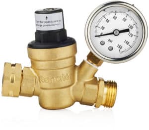 Water Pressure Regulator Valve with Gauge