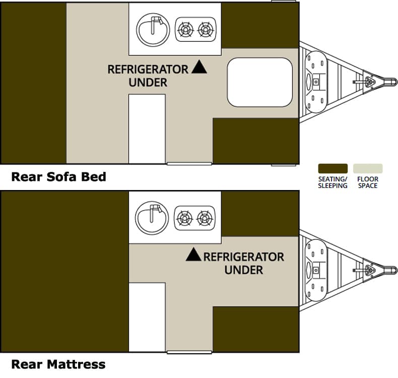 Aliner Classic Floor Plans