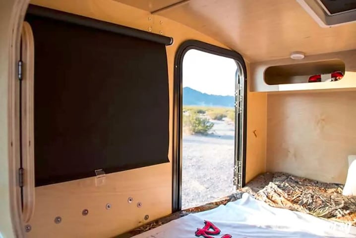 Inside A Rugged Teardrop Trailer