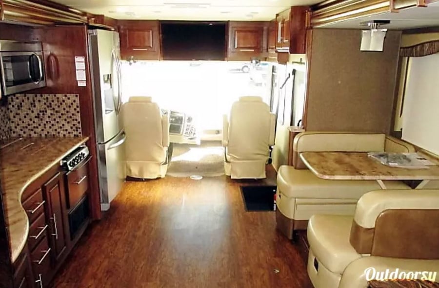 Inside Coachman Mirada Select RV Rental TX