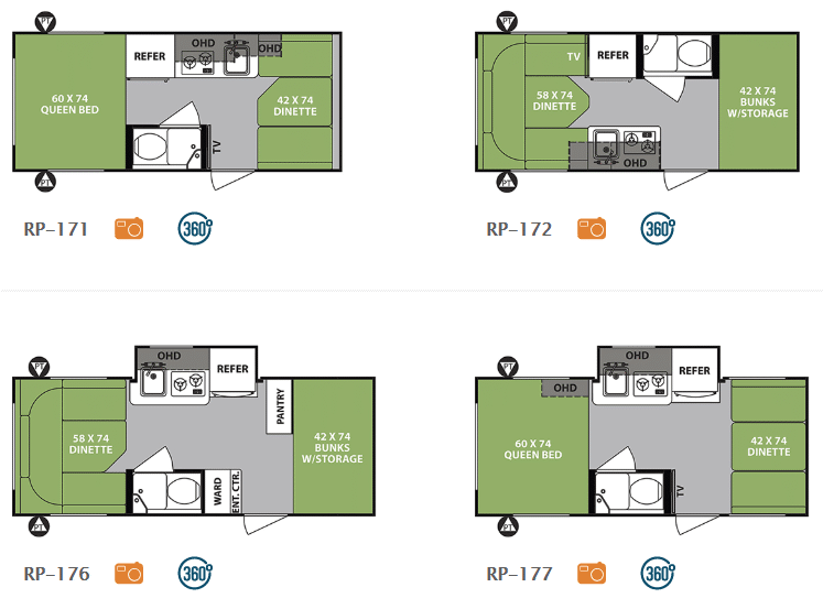 R-Pod Floorplans