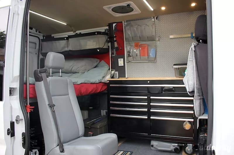 2017 Promaster Custom interior