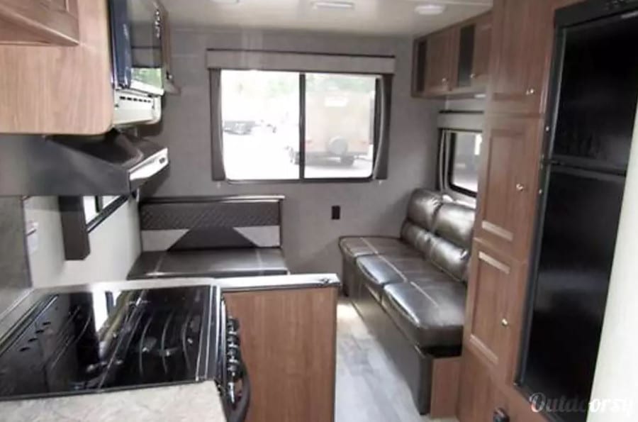 Inside Heartland Pioneer RV Rental Jacksonville