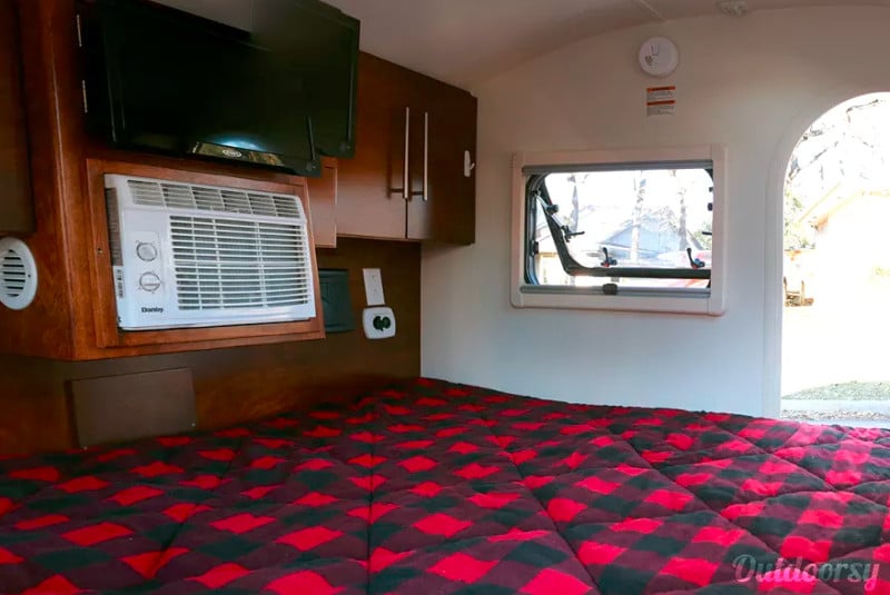 Inside Teardrop Camper