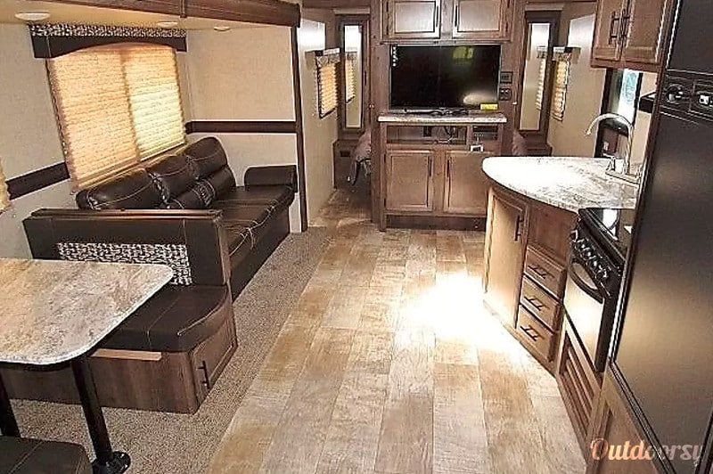 Inside Travel Trailer