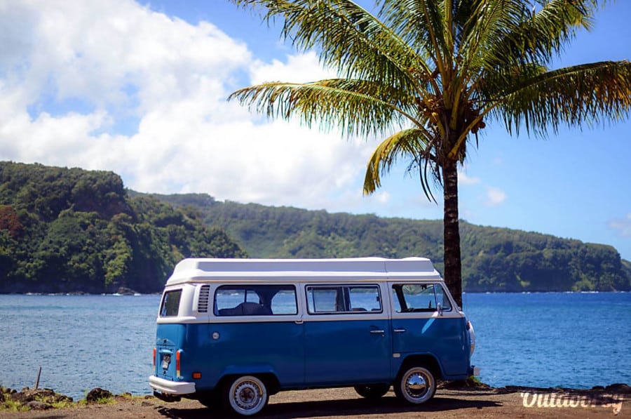 hawaii camping van