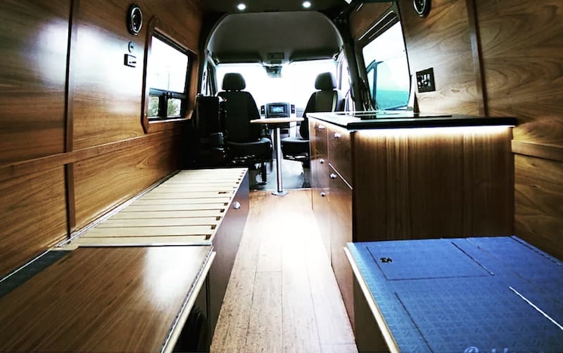 2017 Custom Camper interior