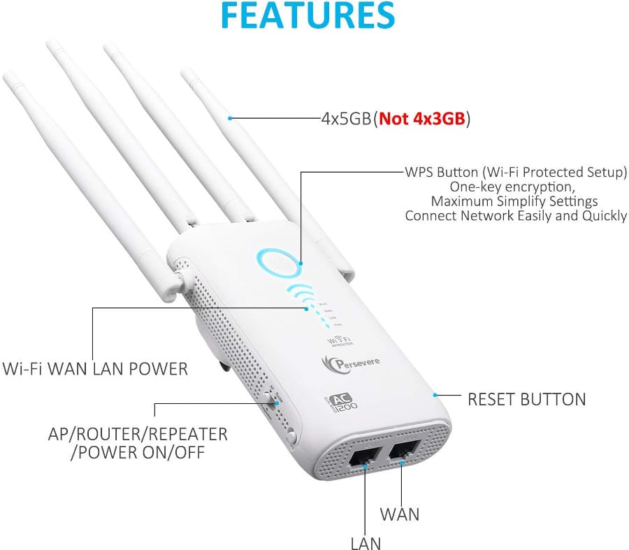 Persevere WiFi Range Extender Persevere WiFi Range Extender