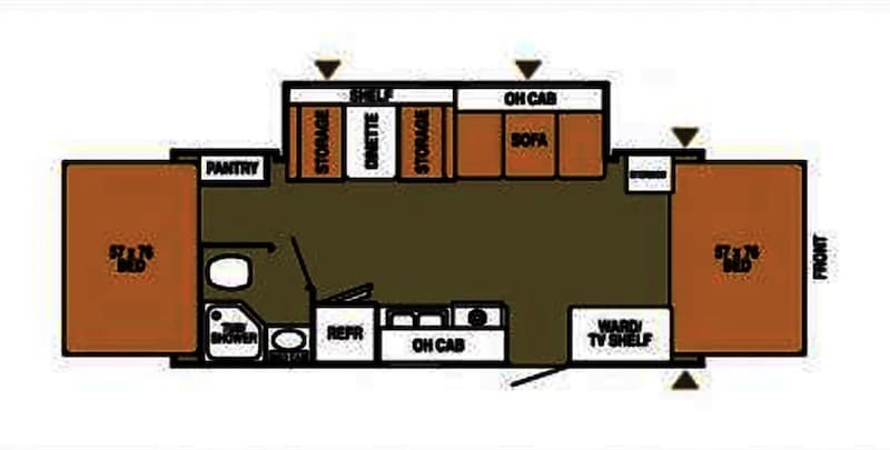 2004 Starcraft Travel Star Floor Plan