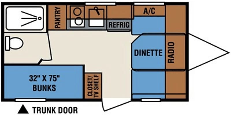 2014 K Z Manufacturing Escape Floor Plan