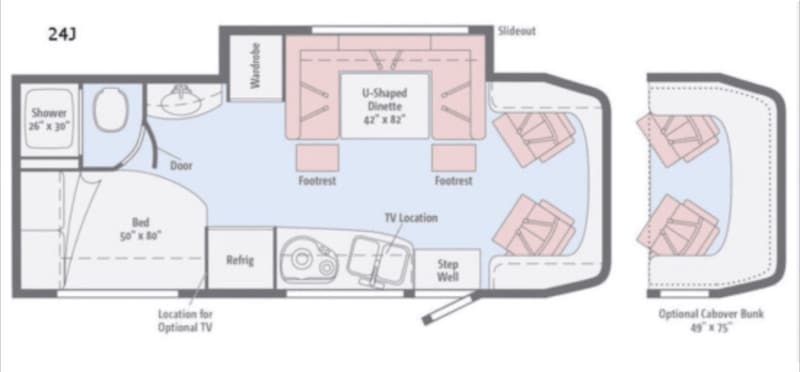 2016 Winnebago View Floor Plan