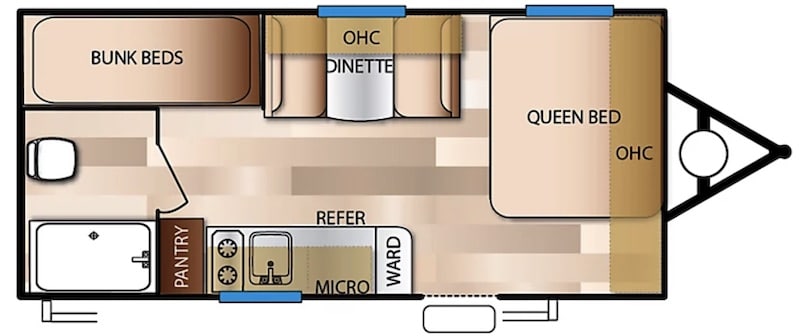 2017 Forest River Evo Floor Plan