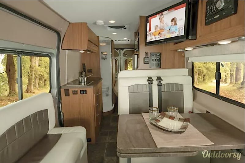 2017 Winnebago Travato interior 2017 Winnebago Travato interior