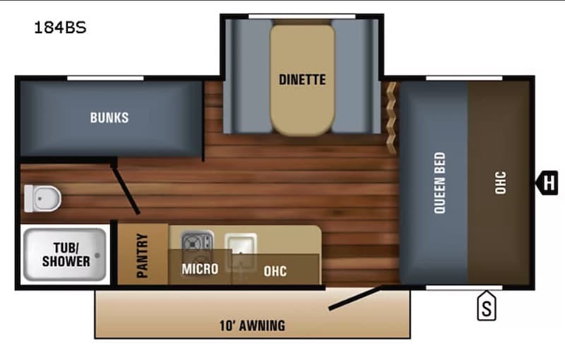 2019 Jayco Jay Flight floor plan