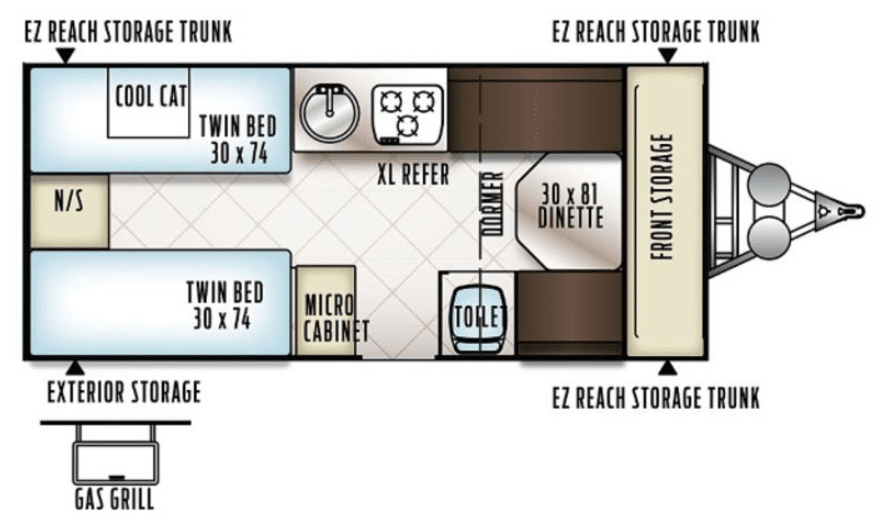 Forest River Flagstaff Floorplan