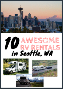 Seattle WA RV rentals