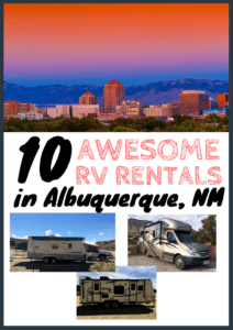 RV Rentals in Albuquerque, NM