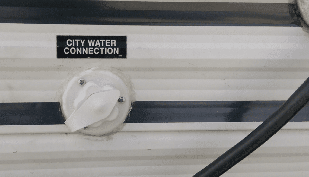 rv city water connection