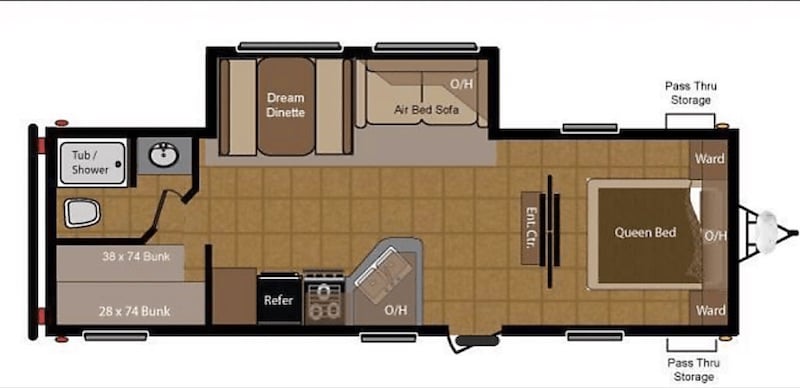 2010 Keystone Sprinter Floor Plan