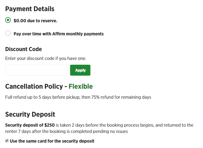 Payment Details Payment Details