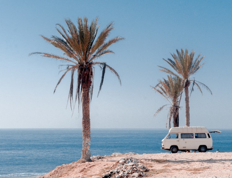 Renting an RV on the beach Renting an RV on the beach