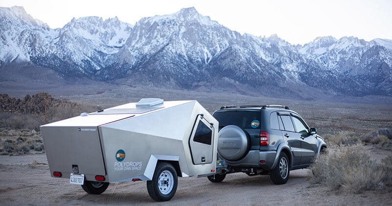 Polydrop teardrop trailer