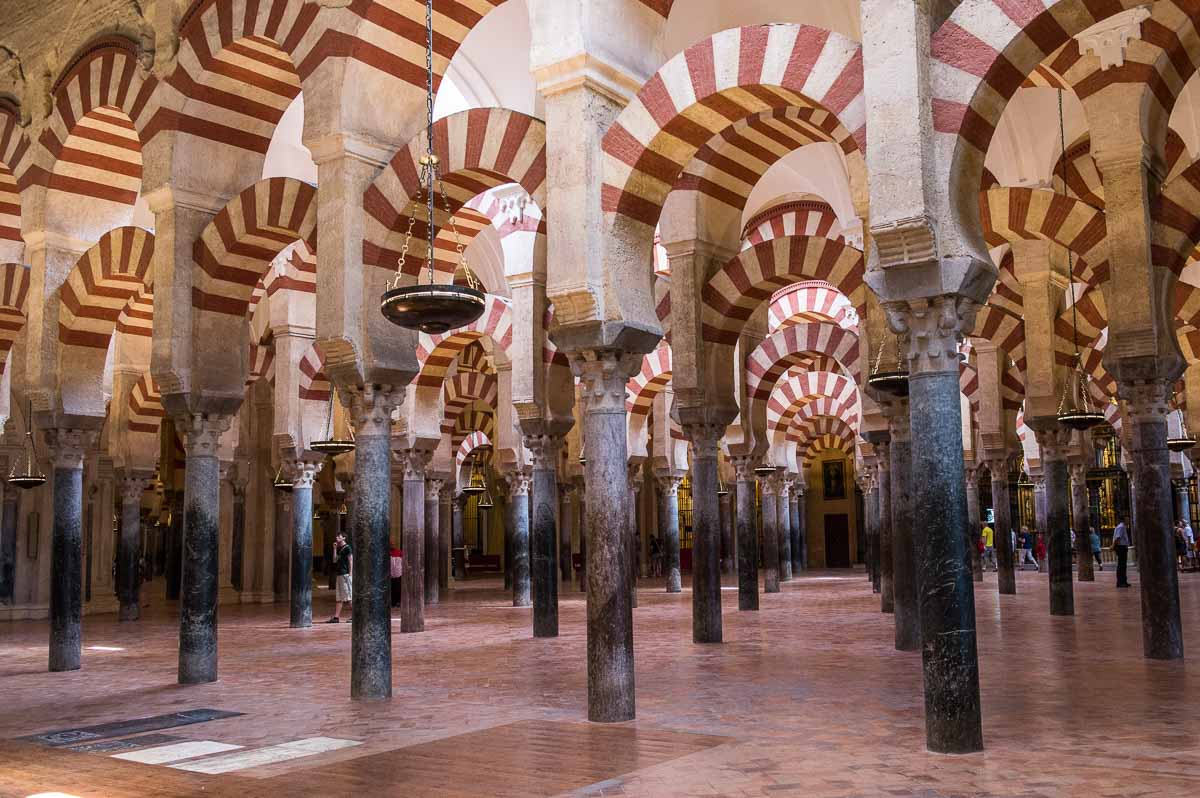 Best Travel Destinations: Mesquita Arches in Cordoba, Spain