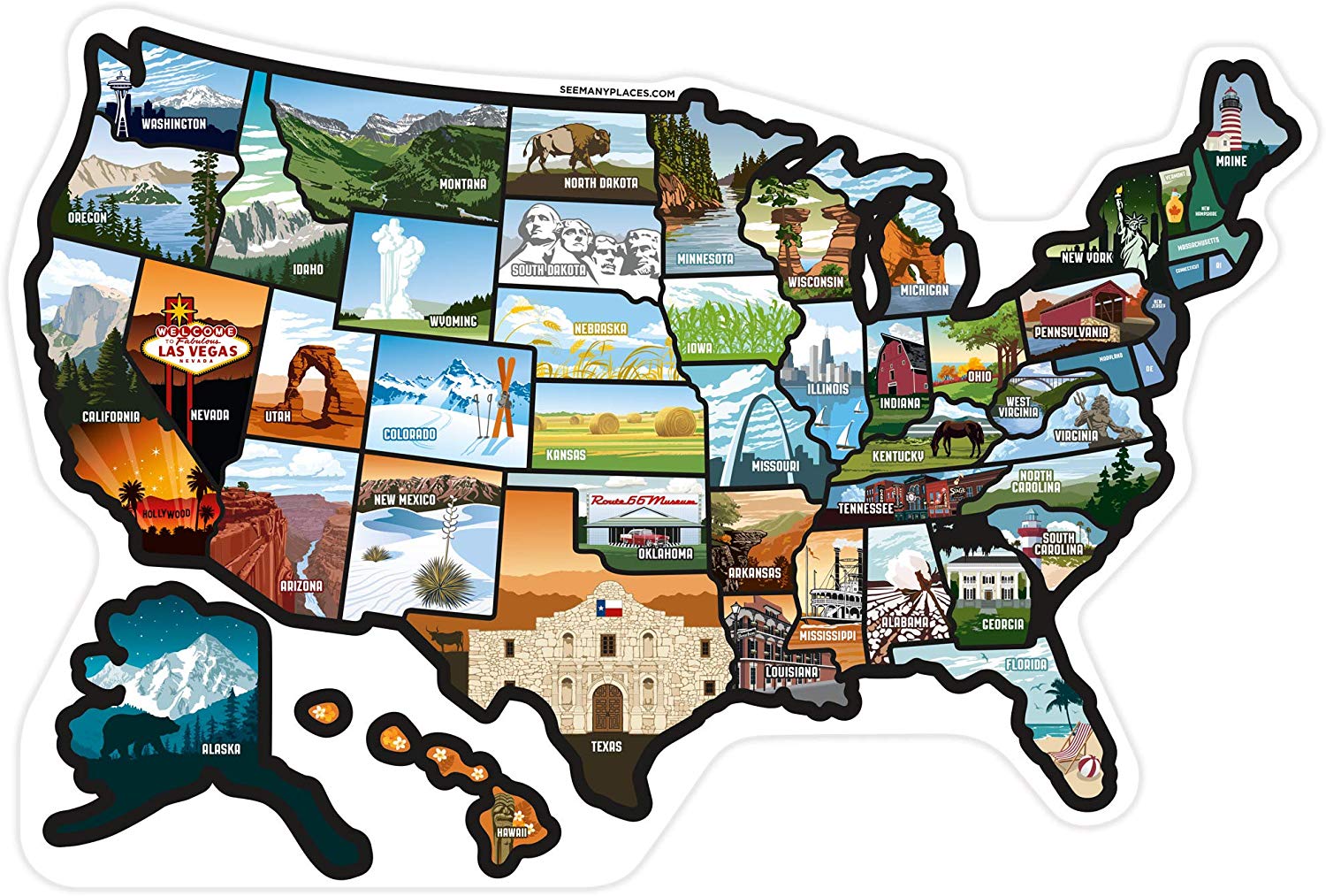 RV State Stickers RV State Stickers