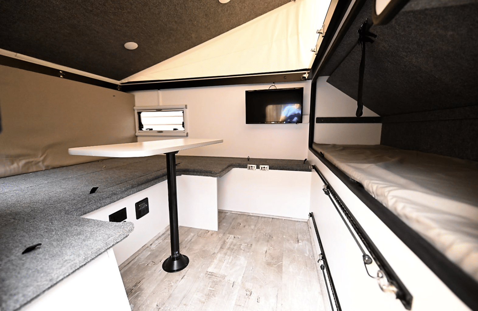 Inside Teton X Hybrid Trailer