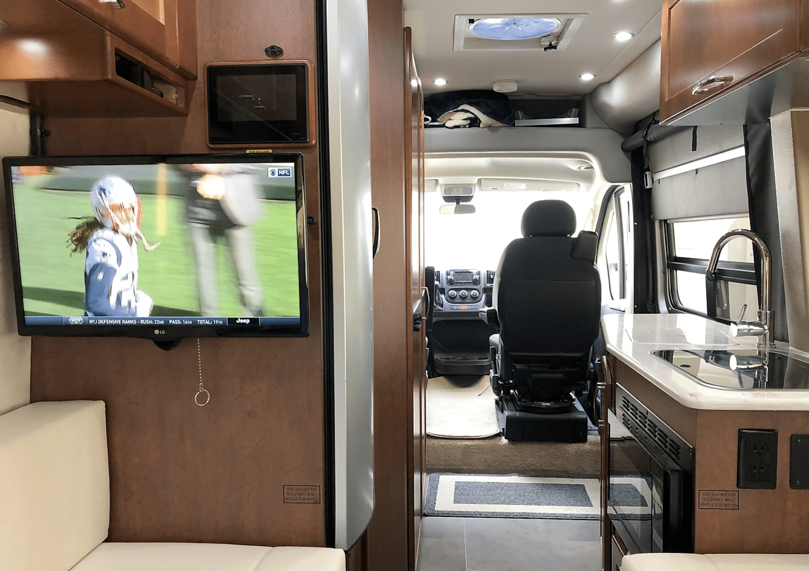 Inside 2018 Lexor Motorhome