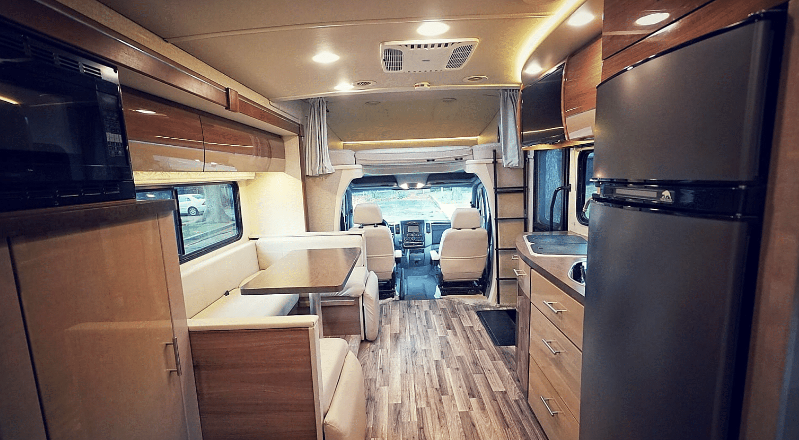 Inside Mercedes Sprinter