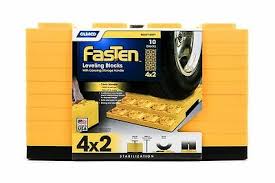 Camco FasTen Leveling Blocks 4X2 (10 Pack)