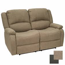 RecPro Charles Double RV Wall Hugger Recliner Sofa RV Loveseat