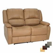 RecPro Powered Double RV Wall Hugger Recliner RV Loveseat