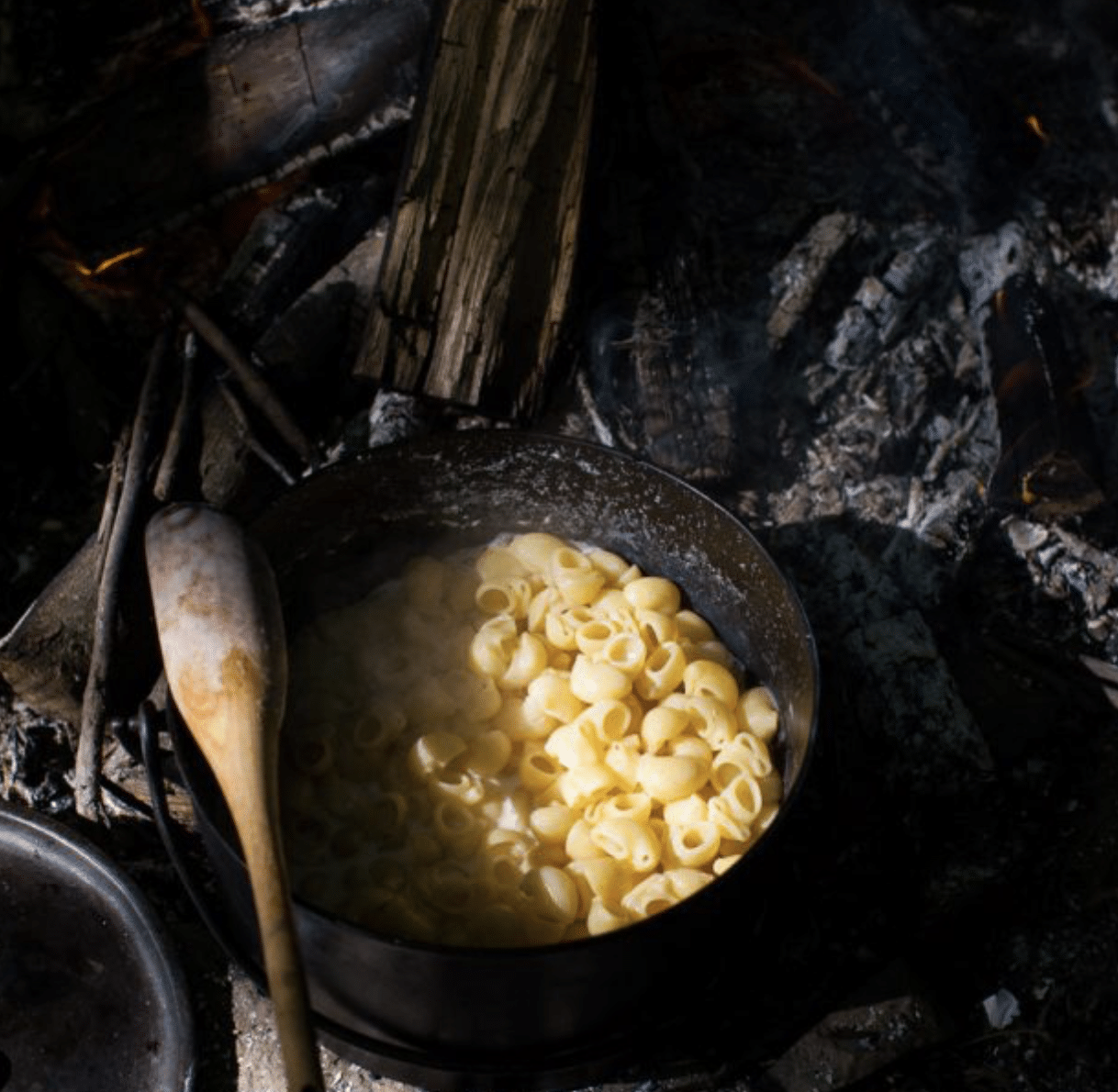 Simple Bites Campfire Mac n Cheese