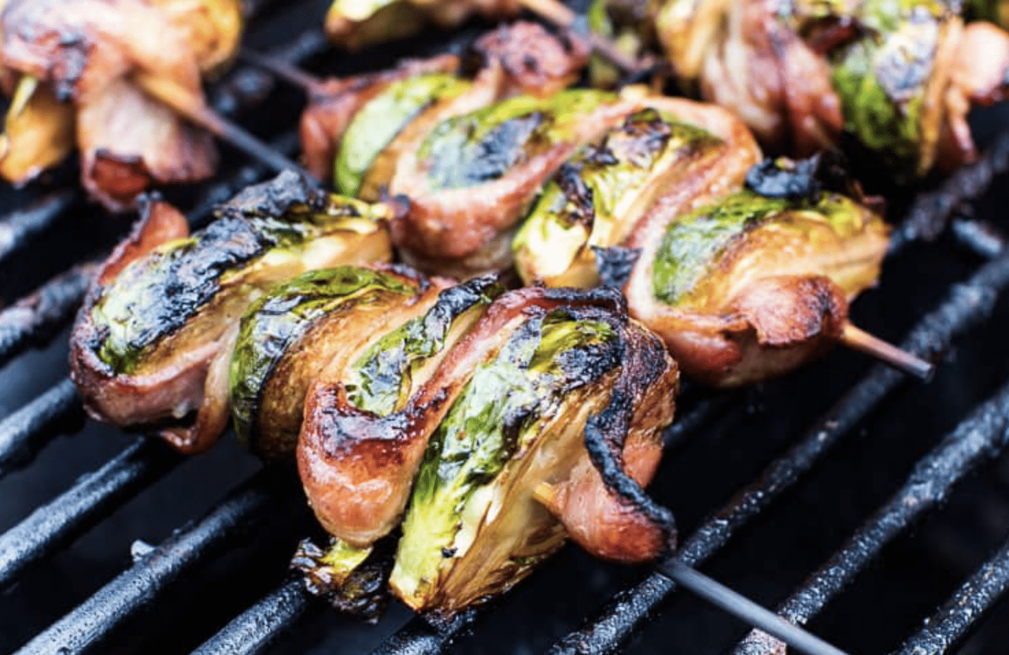 Gimme Some Grilling Bacon Wrapped Brussels Sprouts