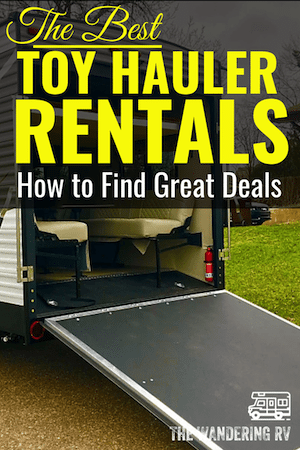 Where to Find The Best Deals on Toy Hauler Rentals