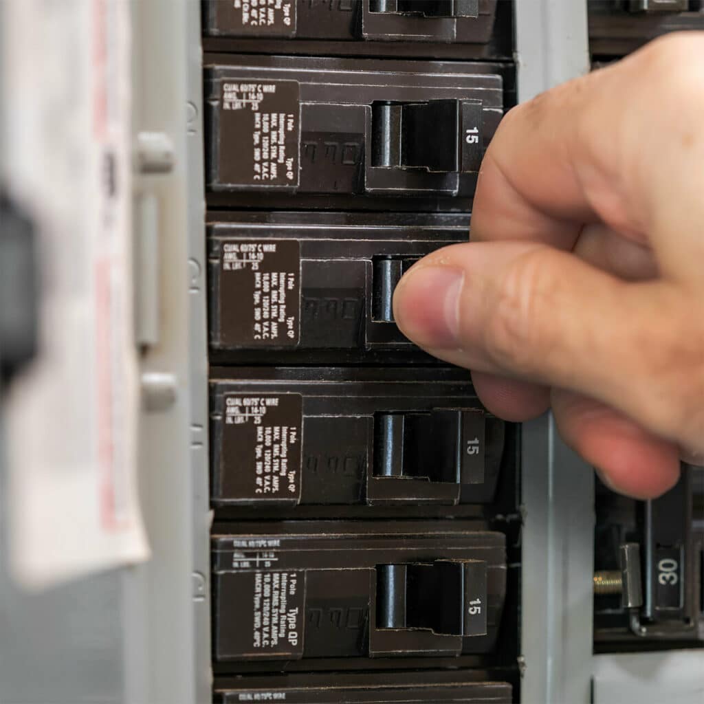 RV Circuit Breaker Panel