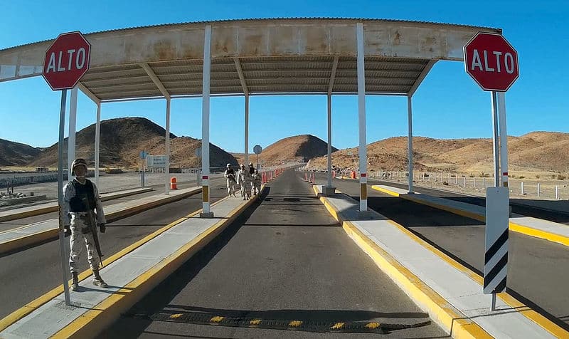 Baja Military Checkpoint